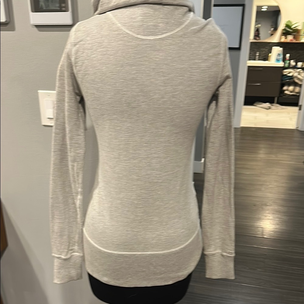 Diesel Women's Gray Zip-Up Hoodie - Picture 3 of 3